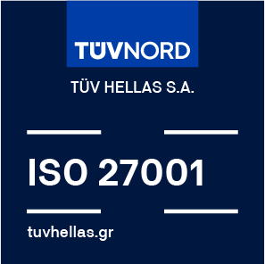 ISO 27001 certification mark, TÜV NORD / TÜV HELLAS